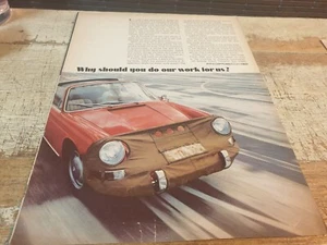 1966 1967  PORSCHE  Original USA Sales Adverts x 3 - Picture 1 of 3