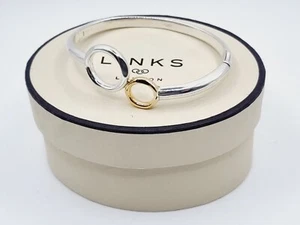 Bracciale Links of London 20/20 ORO 18ct e argento sterling piccolo 750 925 RARO - Foto 1 di 17