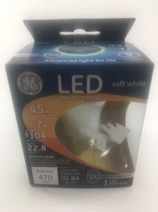 LED GE R20 Indoor 45w Replacement 7w Consumption LED 470 Lumens - Picture 1 of 4