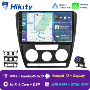 32GB Android 12 Carplay Autoradio für Skoda Octavia 2 1Z3 1Z5 2008-2013 GPS Navi - Bild 1 von 23