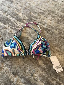 Nuevo con etiquetas Top de Bikini Trina Turk Mandalay Triángulo - Multicolor - Talla 6 - Nuevo con etiquetas $88 - Imagen 1 de 8