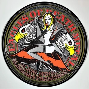 Eagles Of Death Metal POSTER Silkscreen Firehouse Alan Forbes Ron Donovan Silver - Picture 1 of 1
