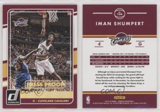 2015-16 Panini Donruss Press Proof Gold /10 Iman Shumpert #124