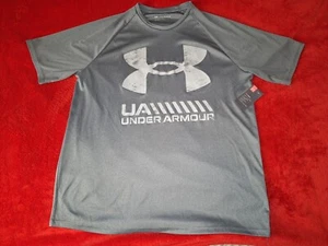 UNDER ARMOUR MENS SIZE XL GRAY SS ACTIVEWEAR T SHIRT NEW - Picture 1 of 7