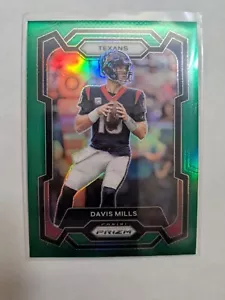 🏆 2023 Panini Prizm Green DAVIS MILLS #117 HOUSTON TEXANS - Foto 1 di 2