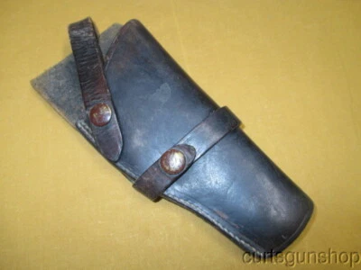 Funda Revólver Derecha De Colección Cabeza Roja Cuero Marrón Oscuro Nº 209DB Foto 1 de 4