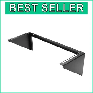4U Wall Mount Patch Panel Bracket - Durable 19-Inch Steel Rack for Networking - Picture 1 of 10