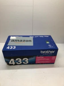 Brother Genuine High Yield Toner Cartridge, TN433M, Replacement Magenta Toner - Picture 1 of 3