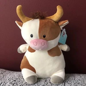 14 Zoll NEU Walgreens exklusives superweiches Kuh Hug Me Plüschtier jedes Alter - Bild 1 von 9