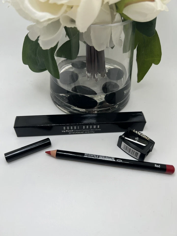 Lápiz labial delineador Bobbi Brown tamaño completo - rojo 34 nuevo en caja y sacapuntas Lancome Foto 1 de 1