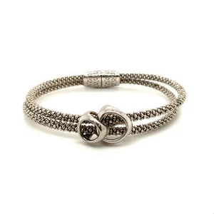 Estate Signed Di Modolo Milano Link by Love Modern Designer Bracelet size 6 3/4 - Picture 1 of 12
