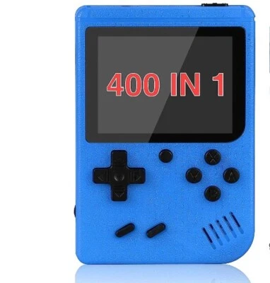 2 Stück Retro Games FC Portable GameConsole 400 Games in 1 Blau Spielekonsole - Bild 1 von 2