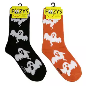 Calze Fantasmi Novità Crew Vestito Casual SOX Foozys 2 Paia 9-11 Donna Confezione da 2 - Foto 1 di 12