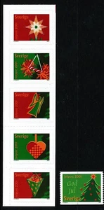 Sweden 2001 Christmas; christmas tree decorations. MNH - Picture 1 of 1