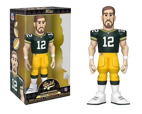 Football Aaron Rodgers Green Bay Packers NFL Funko Gold 12 Inch Vinyl Figure Cover