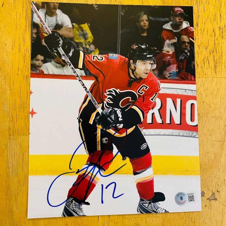 FOTO 8X10 FIRMADA/AUTOGRAFIADA POR JAROME ORIGINLA FLAMES CERTIFICADO DE AUTENTICIDAD BECKETT ¡BONITA!! Foto 1 de 1