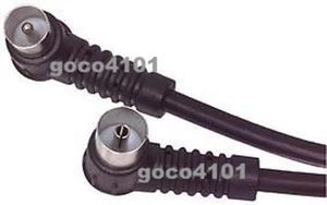 TV ANTENNA CABLE MALE TO FEMALE COAXIAL CABLE 5M RIGHT ANGLE ANTENNA CABLE NEW - Picture 1 of 1