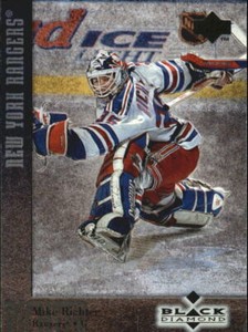 1996-97 Black Diamond Rangers Hockey Card #35 Mike Richter