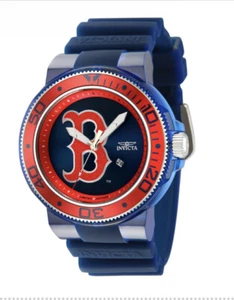 Invicta MLB Boston Red Sox Men's Watch - 51.5mm, Blue, Transparent (43138) New - Picture 1 of 1
