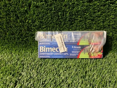 RJ MATTHEWS New! HORSE ORAL DEWORMER PASTE 0.21 oz. (6.08 g) Apple Flavored TWO PACK