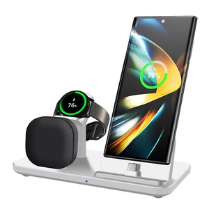 US 3In1 Fast Charger Charging Station For Samsung Galaxy Watch 7/Ultra/6 S25 S24 - Picture 1 of 23