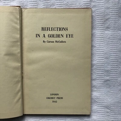 Carson McCullers Reflections on a Golden Eye 1st British HB Ed - Image 1 of 4