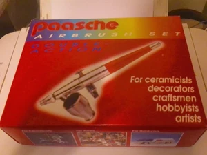 VTG Paasche Airbrush Set Double-Action (VL-Set) Made In USA - Picture 1 of 5