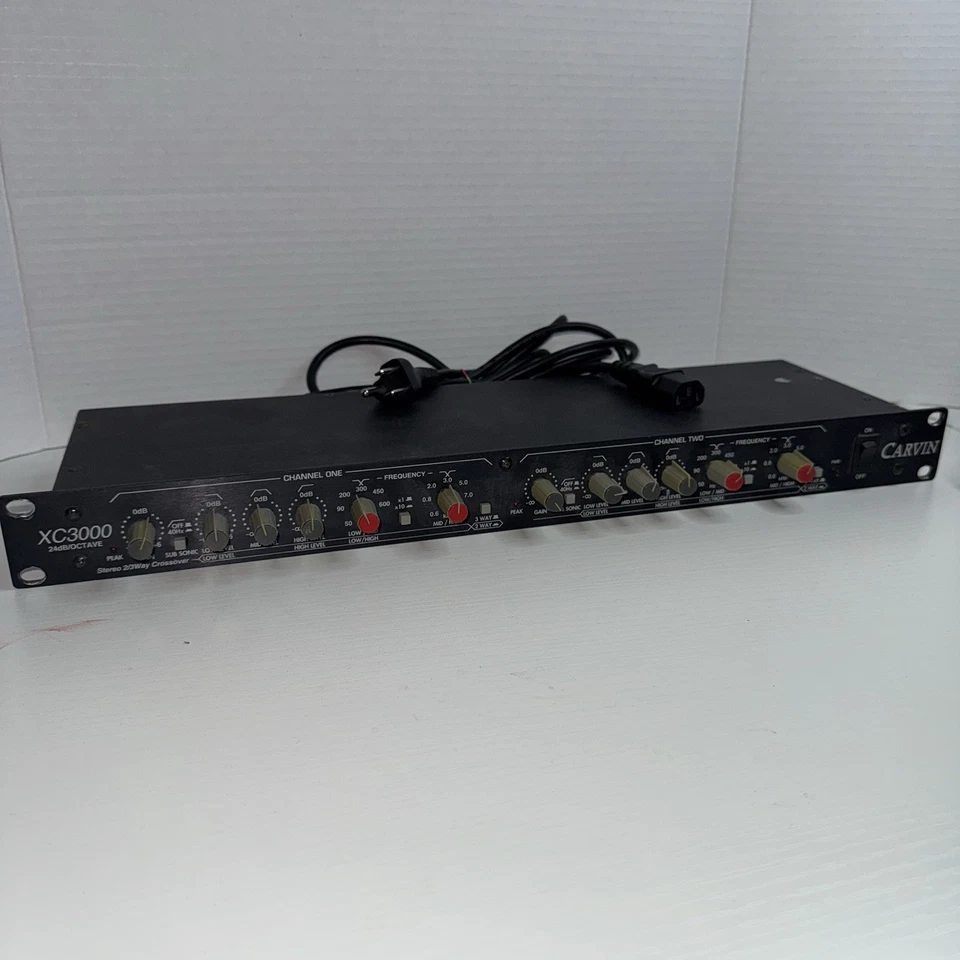 Carvin XC3000 2/3 Way Electronic Stereo Crossover ** Great Condition **tested - Image 1 of 4