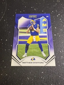 2021 Panini Playoff - Matthew Stafford #182 NFL Los Angeles Rams Quarterback - Picture 1 of 2