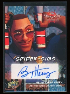 2022 Marvel Spider-Man Into the Spider-Verse Brian Tyree Henry - Jeff Davis Auto - Picture 1 of 2