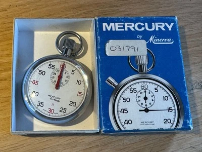 Cronómetro Minerva vintage nuevo stock antiguo  Foto 1 de 4