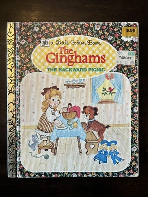 Vintage "The Ginghams The Backward Picnic" A Little Golden Book 1981 (3rd print) - Image 1 of 4