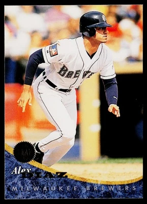 1994 Leaf #250 Alex Diaz Milwaukee Brewers - Image 1 of 2