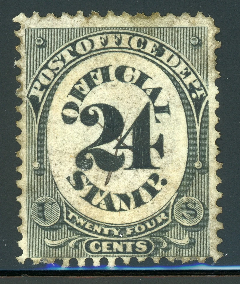 UNITED STATES OFFICIAL Selections: Scott #O54 24c Black POST OFFICE DEPT. CV$25+ - Image 1 of 1