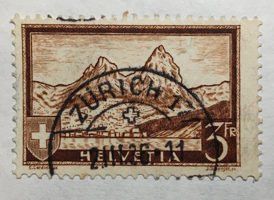 Suiza 1931 SG 335 Mythen Usado Foto 1 de 1