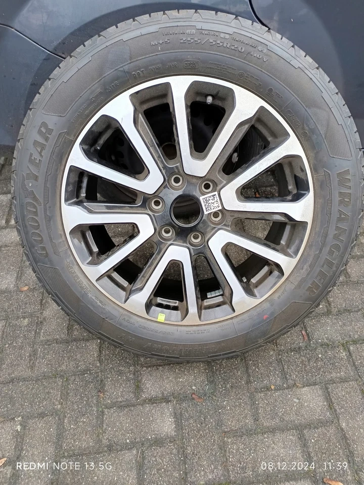 Neues Ford Ranger Sommerrad Ersatzrad N1WC-1007-J2A 255/55R20 110V DOT24 - Bild 1 von 1