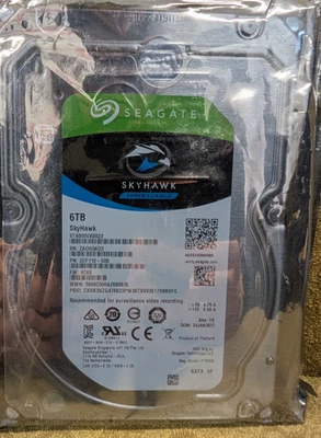Seagate ST6000VX023 Skyhawk 3.5 Internal Drive 6 TB, P/N 2EF110-500 - Image 1 of 2