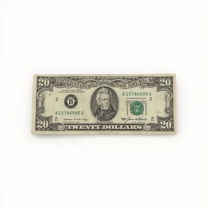 VINTAGE SERIES 1985 $20 DOLLAR BILL FEDERAL RESERVE NOTE - Picture 1 of 2