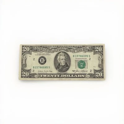 VINTAGE SERIES 1985 $20 DOLLAR BILL FEDERAL RESERVE NOTE  - Image 1 of 2