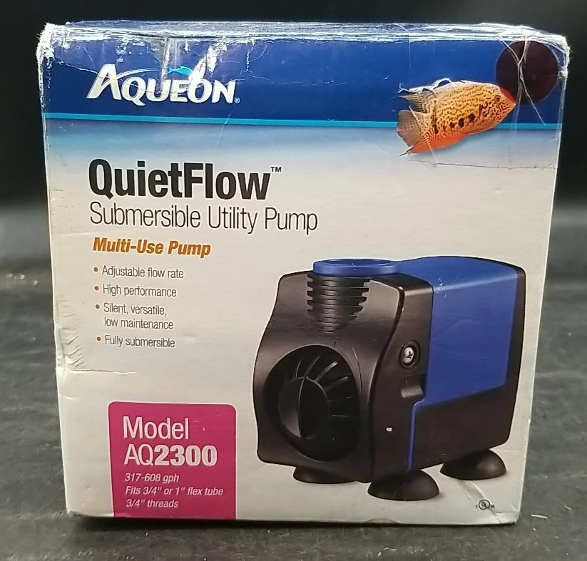 Aqueon погружной коммунальный насос QuietFlow аквариумная вода поток AQ2300 317-608 галлонов в час - Изображение 1 из 4
