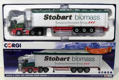 Corgi 1/50 Scale CC13756 Scania R Moving Floor Trailer Eddie Stobart Biomass - Image 1 of 4