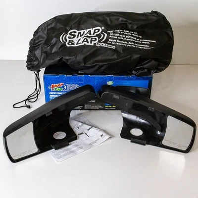 Juego de espejos retrovisores de remolque Snap & Zap 80920 2015-19 Chev Tahoe Suburban GMC Yukon y XL Foto 1 de 4