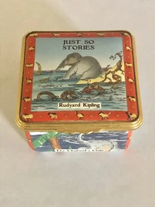 "Caja de baratijas con tapa esmaltada Halcyon Days R Kipling JUST SO STORIES edición limitada 2"" x 2""" - Imagen 1 de 10