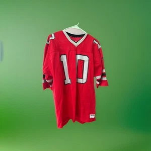 Vintage Sand-Knit Atlanta Falcons #10 Steve Bartowski Jersey Sz Men’s Large - Picture 1 of 7
