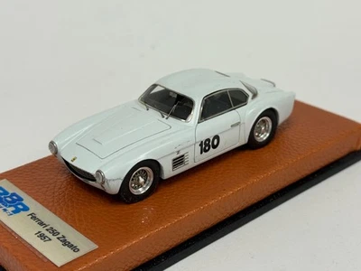 1/43 BBR Ferrari 250 Zagato IN Bianco Opaco Da 1957 Base IN Pelle ABG441. Leggi - Immagine 1 di 4