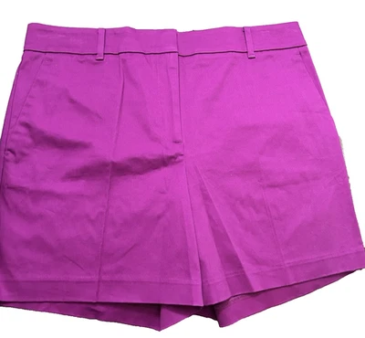 Nuevo con etiquetas Pantalones Cortos Ann Taylor Para Mujer Talla 12 Algodón Spandex Ligeros Chinos Caminar 6" Foto 1 de 4