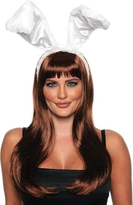 Orecchini coniglietto Deluxe - Bianco/Bianco - Set orecchie e coda coniglietto - Foto 1 di 1