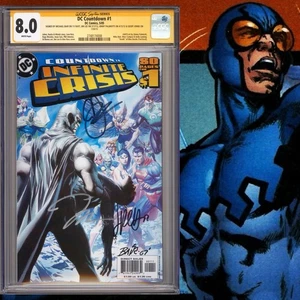 CGC 8.0 SS DC Countdown #1 signed by Lee, Palmiotti, Johns & Bair 2005 - Picture 1 of 2