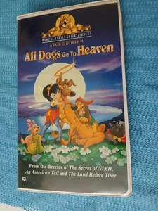 ALL DOGS GO TO HEAVEN:   VHS   Clamshell - Picture 1 of 3
