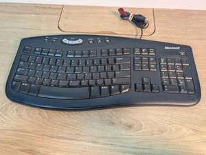 Teclado ergonómico Microsoft Comfort Curve 2000 v1.0 KU0459 con cable PROBADO Y FUNCIONA - Imagen 1 de 7